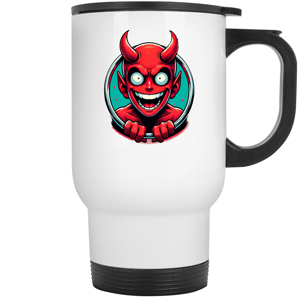 Son Of Satan Spawn Of The Devil Funny Parody Crewneck Sweatshirt Mug