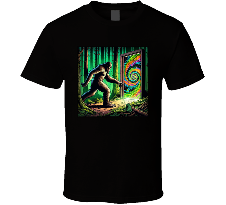 Bigfoot Saquatch Alternative Dimension Mythical T Shirt