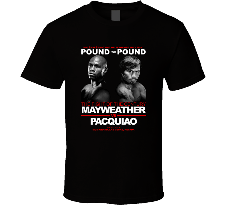 Mayweather Pacquiao May 5 2015 Maypac Boxing Fight Fan T Shirt