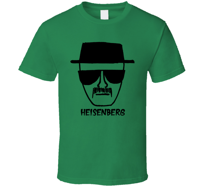 Breaking Bad pic of Heisenberg tv irish kelly T shirt Breaking Bad pic of Heisenberg tv irish kelly T shirt