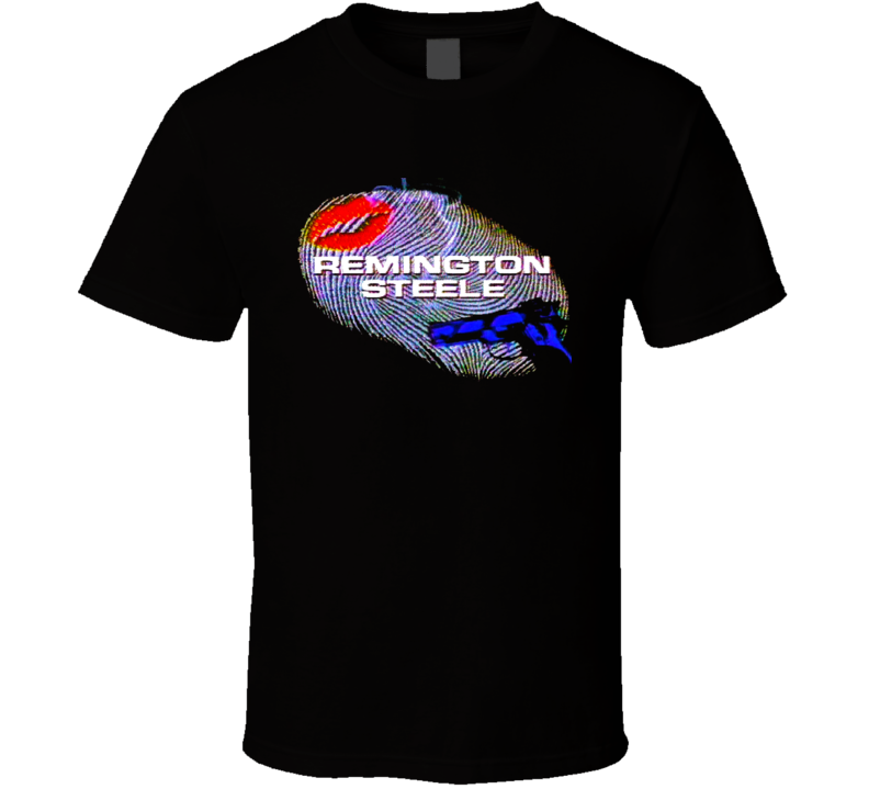 Remington Steele Brosnan TV show 80s comedy Detective T shirt Remington Steele Brosnan TV show 80s comedy Detective T shirt