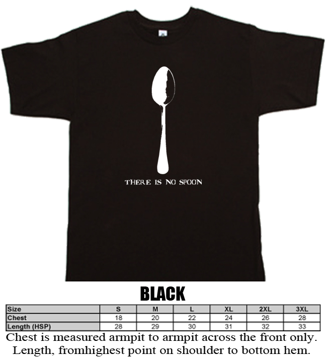 There is no Spoon Matrix Keanu Reeves movie T shirt There is no Spoon Matrix Keanu Reeves movie T shirt
