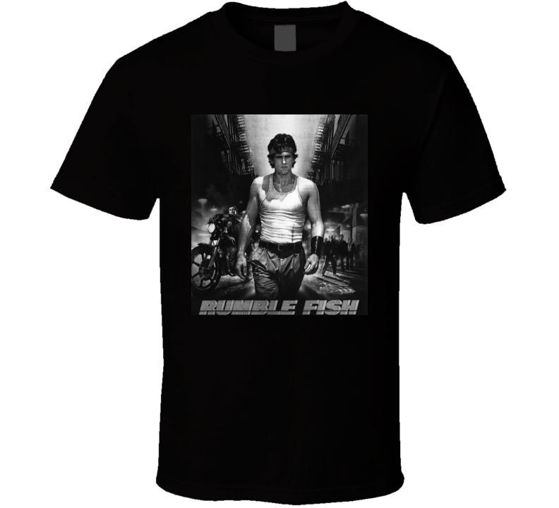 Rumble Fish Matt Dillion Rourke movie 80s film T shirt Rumble Fish Matt Dillion Rourke movie 80s film T shirt