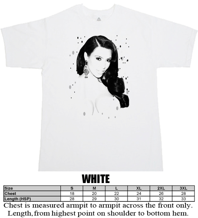Kim Kardashian star celebrity famous white T shirt Kim Kardashian star celebrity famous white T shirt