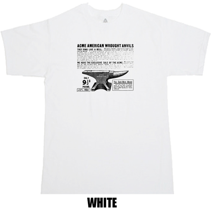 Acme Anvil ad funny vintage t shirt Acme Anvil ad funny vintage t shirt