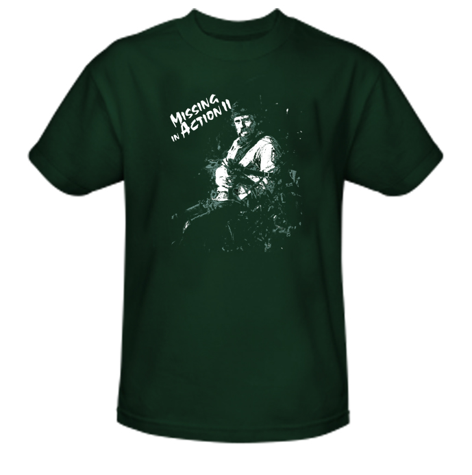 Missing in Action 2 Chuck Norris movie war t shirt Missing in Action 2 Chuck Norris movie war t shirt