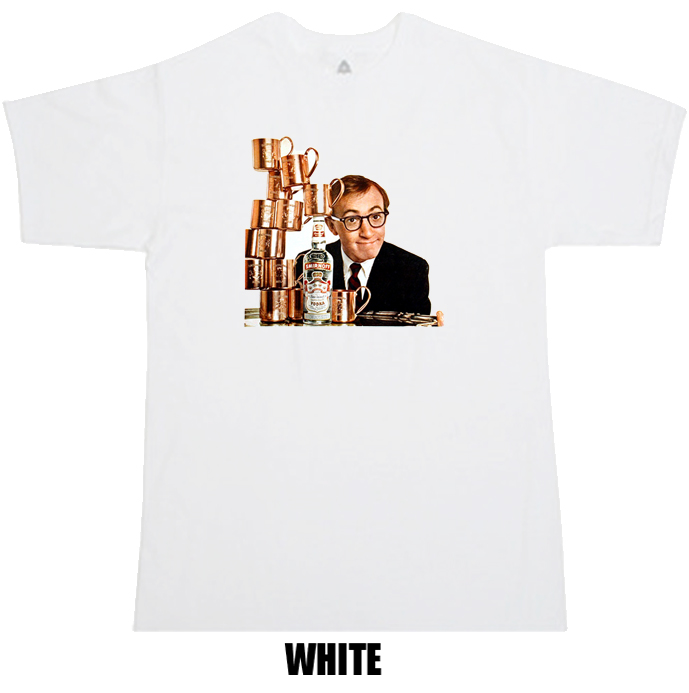 Smirnoff Vodka alcohol Woody Allen 70s ad vintage party t shirt Smirnoff Vodka alcohol Woody Allen 70s ad vintage party t shirt