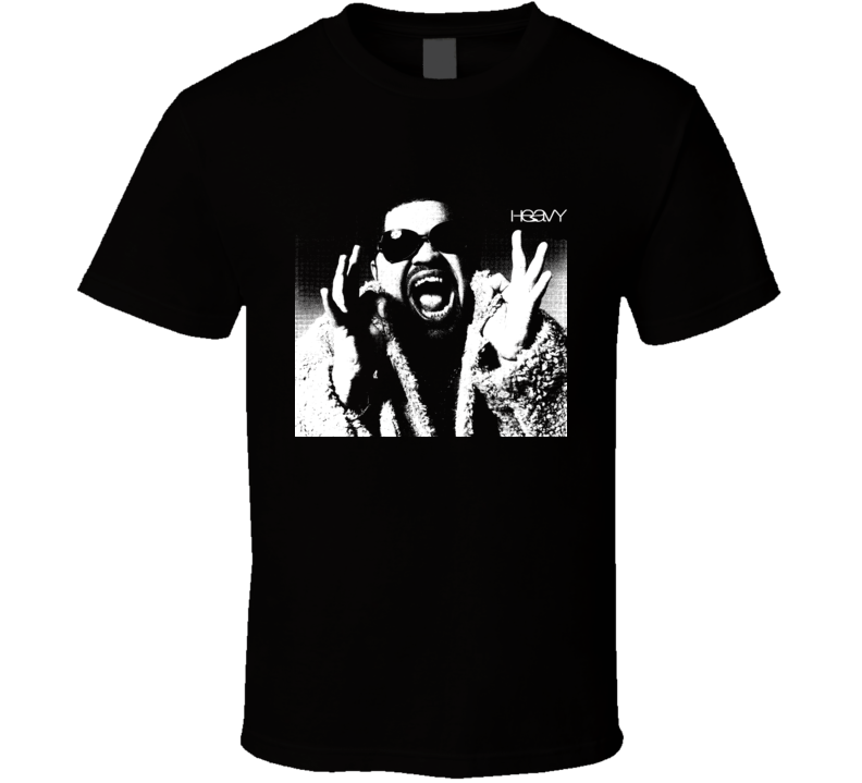 Heavy D Rapper Hip Hop RIP fan black t shirt Heavy D Rapper Hip Hop RIP fan black t shirt