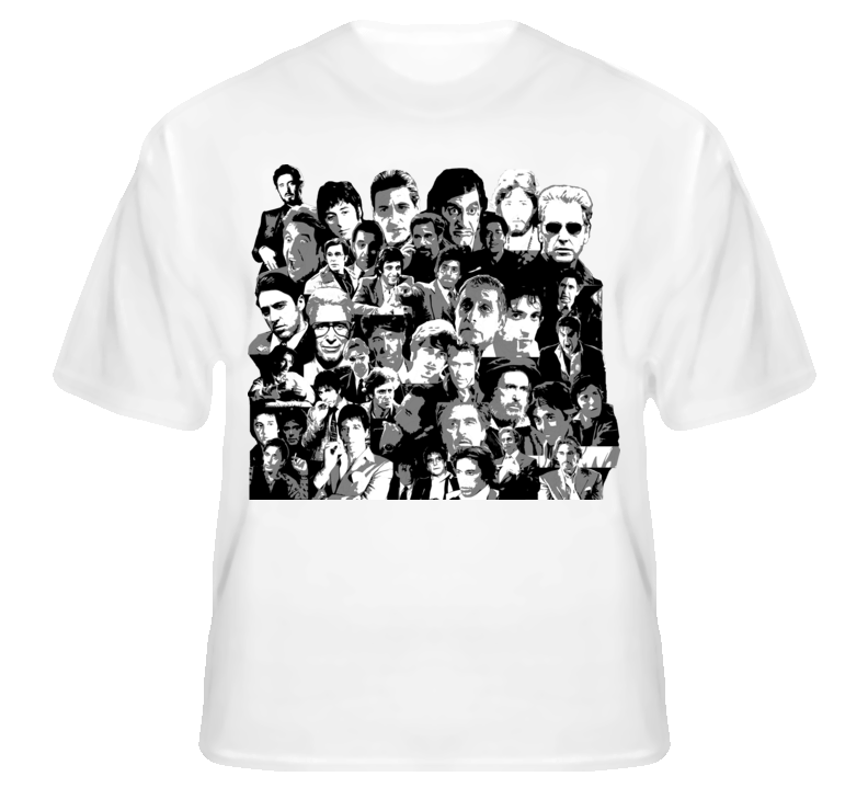 Al Pacino Movie Actor Scarface Godfather White T Shirt T shirt Al Pacino Movie Actor Scarface Godfather White T Shirt T shirt