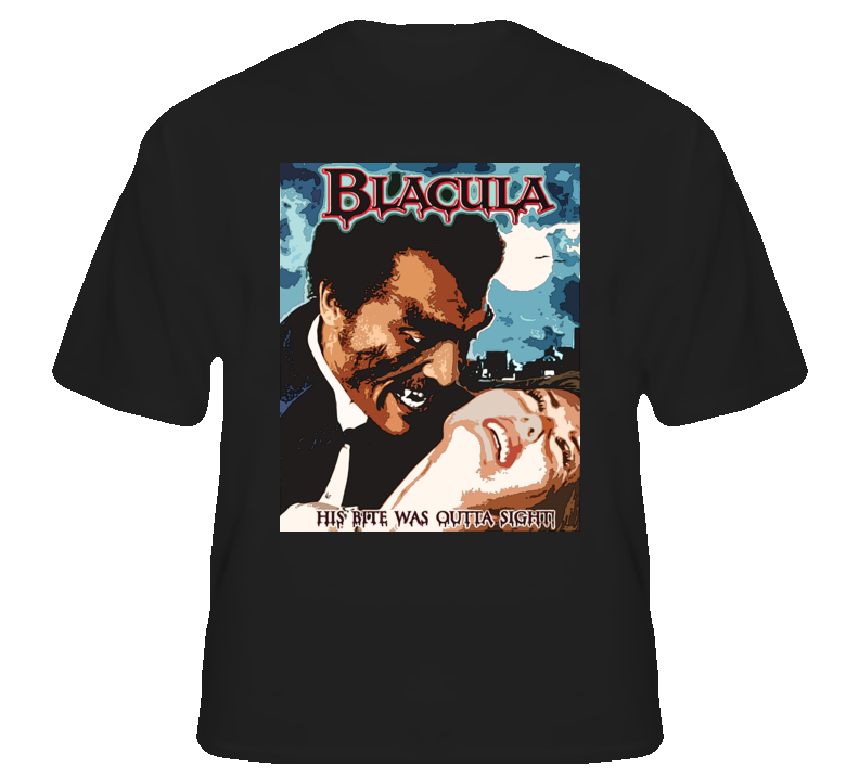 Blacula Dracula Vampire Movie 70s Retro T Shirt T shirt Blacula Dracula Vampire Movie 70s Retro T Shirt T shirt