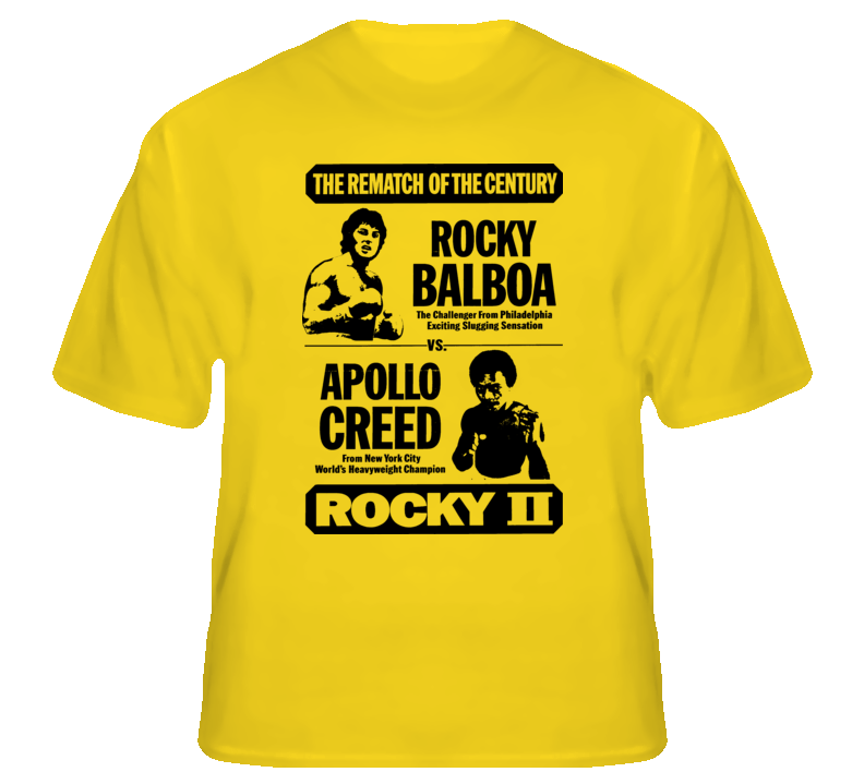 Rocky Ii Apollo Creed Boxing Movie T Shirt T shirt Rocky Ii Apollo Creed Boxing Movie T Shirt T shirt