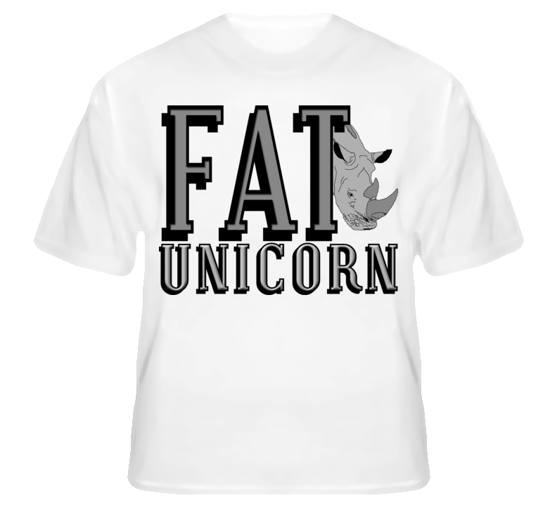 Fat Unicorn Funny Rhino T Shirt T shirt Fat Unicorn Funny Rhino T Shirt T shirt