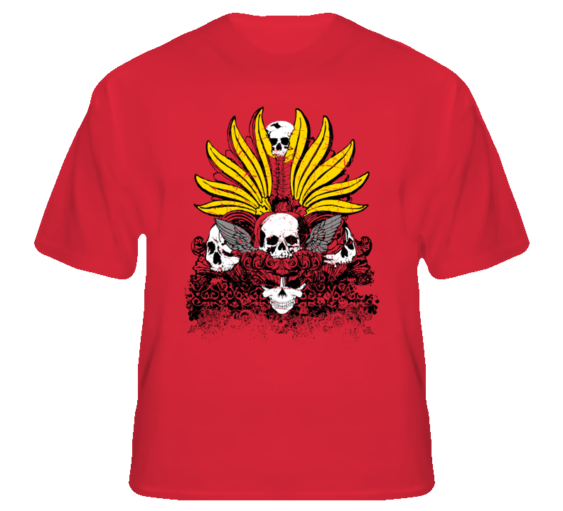 Skulls Fantasy Art Tribal T Shirt 2 T shirt Skulls Fantasy Art Tribal T Shirt 2 T shirt