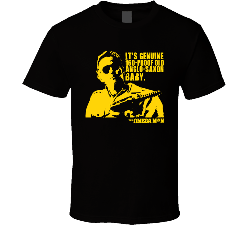 The Omega Man Charlton Heston Movie 70s Retro T Shirt T shirt The Omega Man Charlton Heston Movie 70s Retro T Shirt T shirt