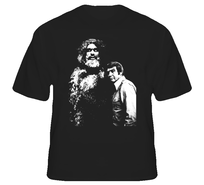 Six Million Dollar Man Sasquatch Bigfoot 70s Tv T shirt Six Million Dollar Man Sasquatch Bigfoot 70s Tv T shirt