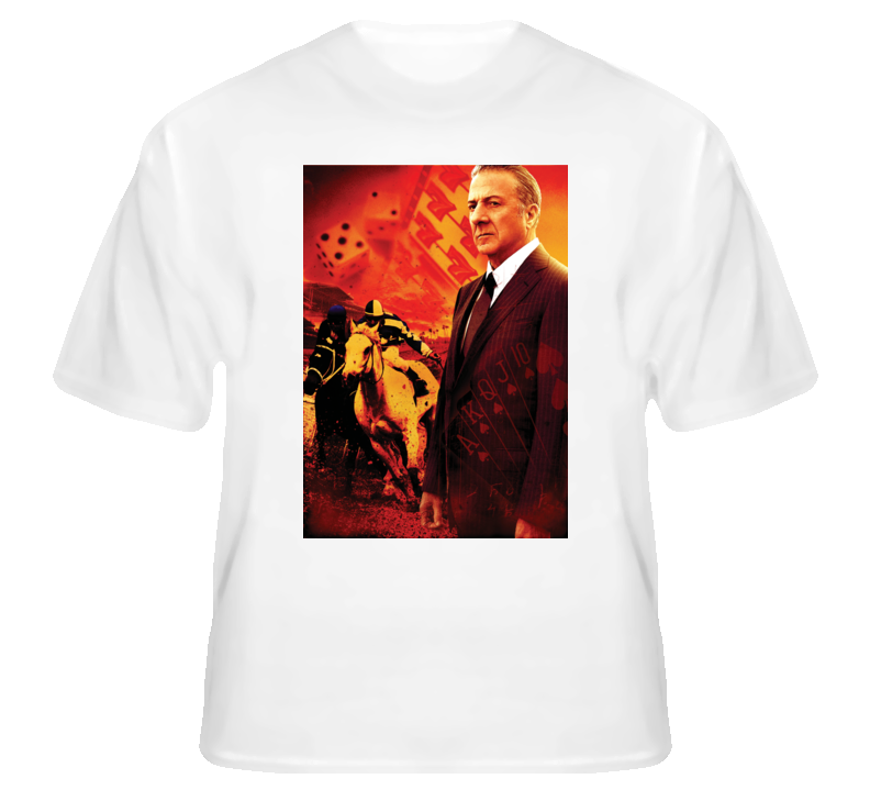 Luck Dustin Hoffman Dennis Farina Horses Gambling T shirt Luck Dustin Hoffman Dennis Farina Horses Gambling T shirt