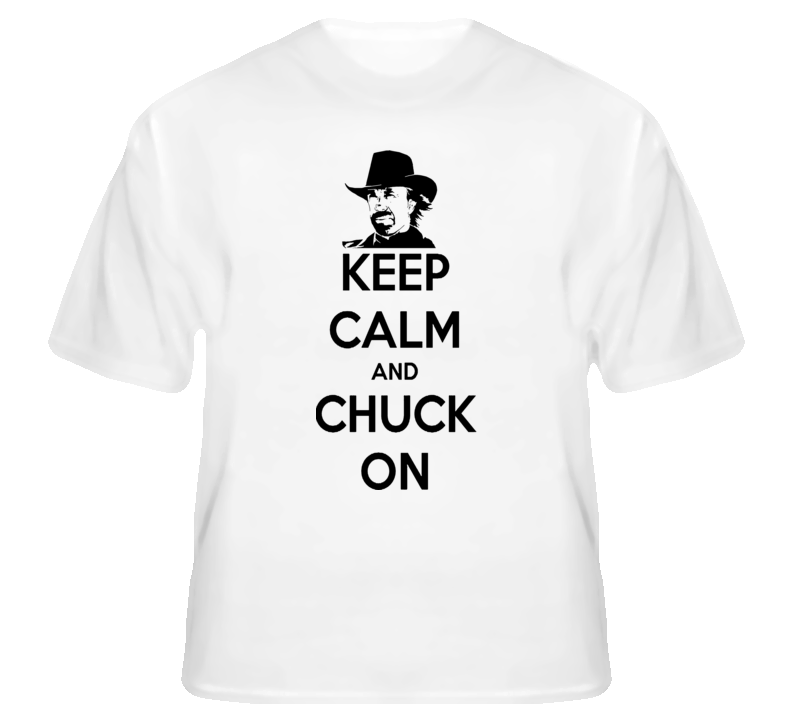 Keep Calm And Chuck On Funny Mash Up Usa British T shirt Keep Calm And Chuck On Funny Mash Up Usa British T shirt