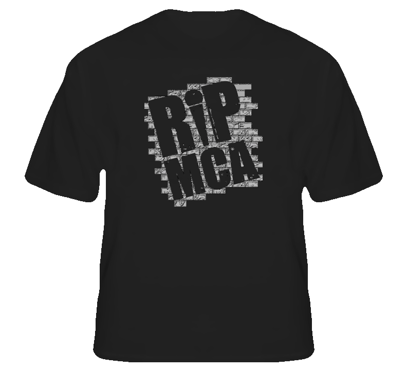 Rip MCA Adam Yauch tribute Beastie Boys rap hip hop T shirt Rip MCA Adam Yauch tribute Beastie Boys rap hip hop T shirt
