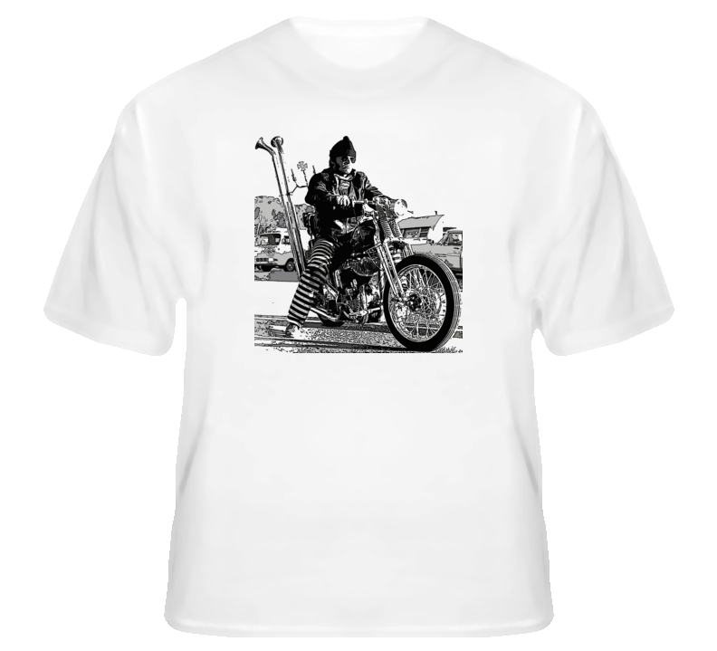 Jack Nicolson easy rider motorcycle biker hippie T shirt Jack Nicolson easy rider motorcycle biker hippie T shirt