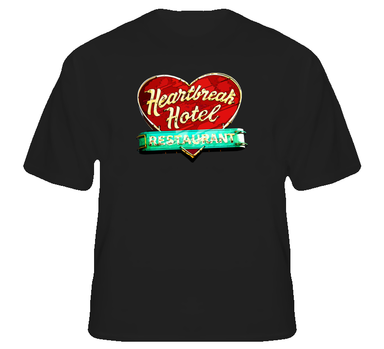 Heartbreak hotel resturant Memphis Mafia blues rock vintage t shirt Heartbreak hotel resturant Memphis Mafia blues rock vintage t shirt