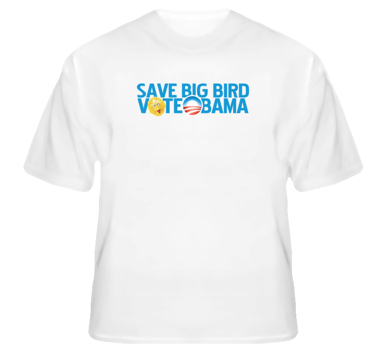 Save Big Bird Vote Obama USA election Romney debate funny t shirt Save Big Bird Vote Obama USA election Romney debate funny t shirt