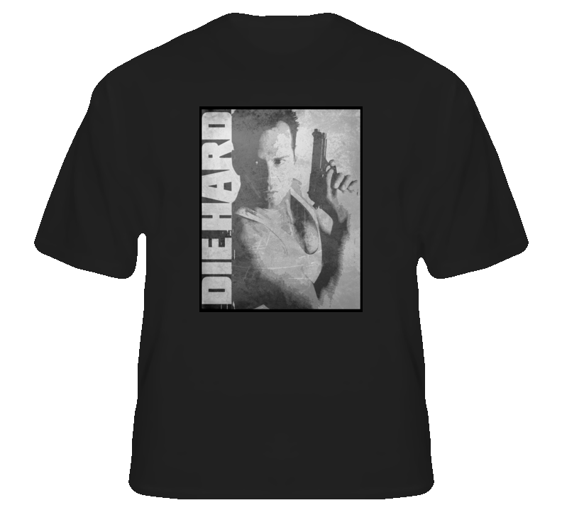 Die Hard Bruce Willis action movie John McClane t shirt Die Hard Bruce Willis action movie John McClane t shirt