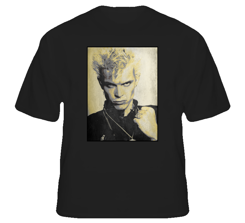 Billy Idol rock star punk 80s retro music t shirt Billy Idol rock star punk 80s retro music t shirt