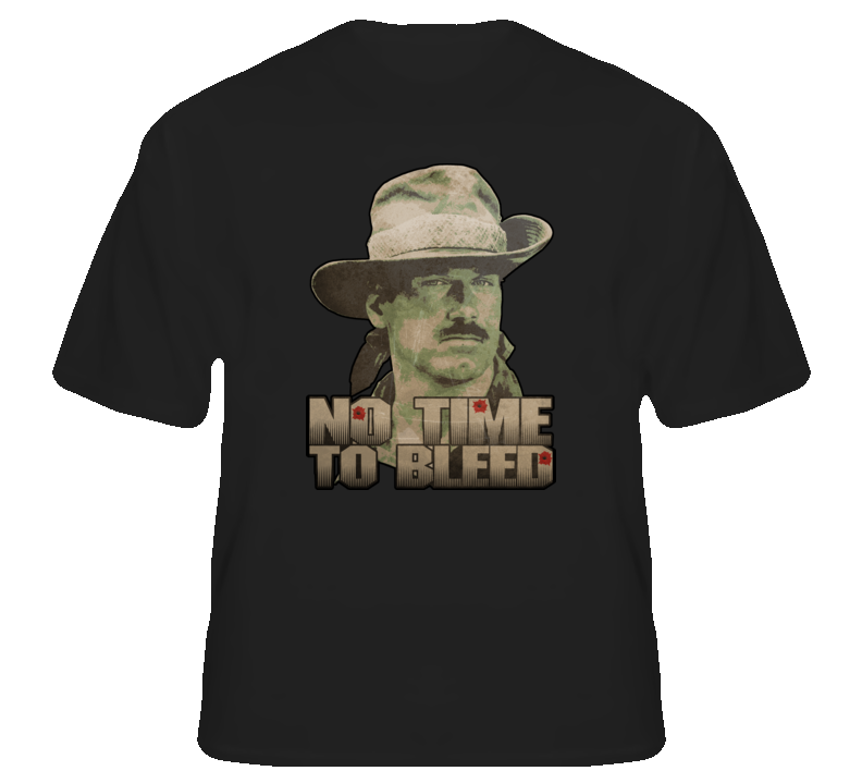 No Time to Bleed Jesse Ventura Predator quote movie fan t shirt No Time to Bleed Jesse Ventura Predator quote movie fan t shirt