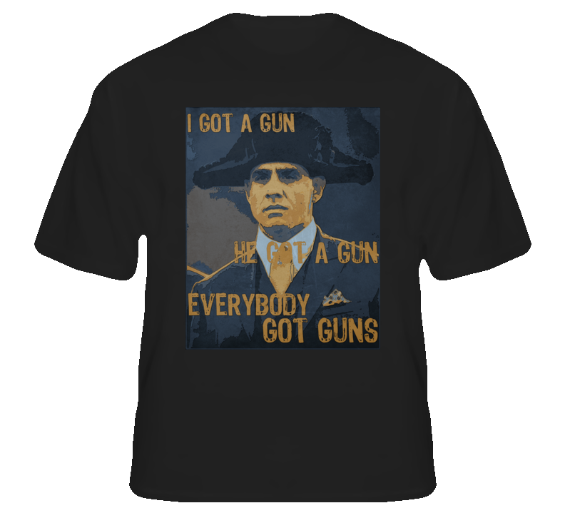 Everybody got guns Gyp Rosetti Boardwalk tv fan t shirt Everybody got guns Gyp Rosetti Boardwalk tv fan t shirt