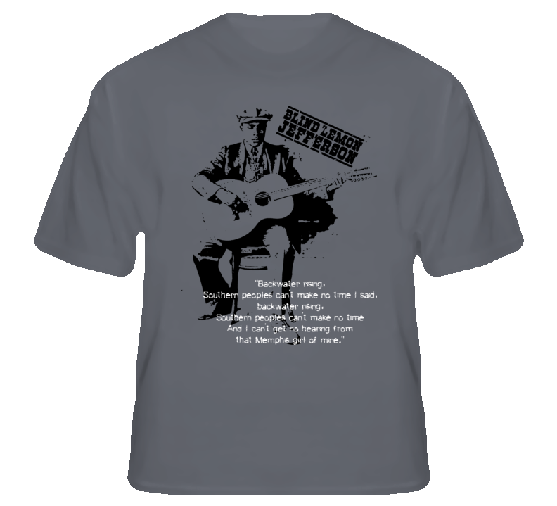Blind Lemon Jefferson blues music king Texas legend guitar t shirt Blind Lemon Jefferson blues music king Texas legend guitar t shirt