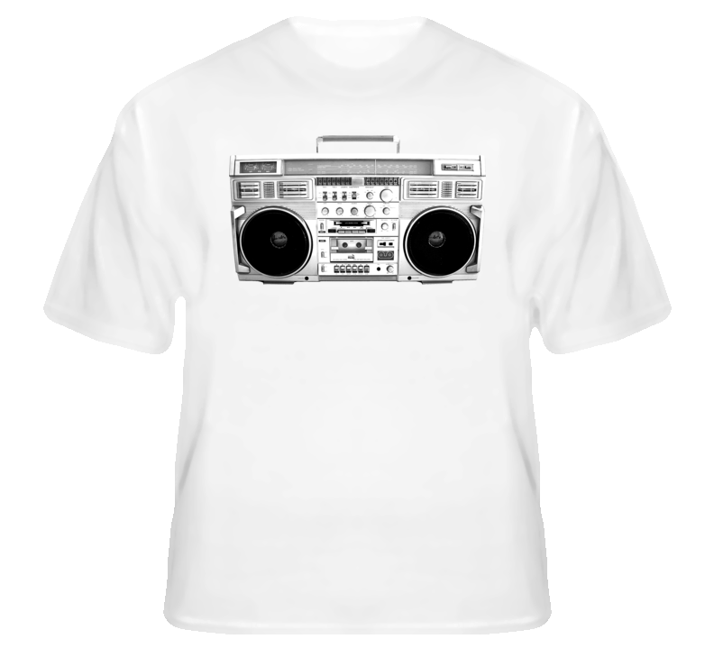 Ghetto Blaster Boombox retro radio 80s rock rap metal fan t shirt Ghetto Blaster Boombox retro radio 80s rock rap metal fan t shirt
