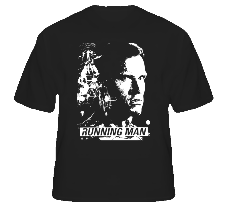 Running Man Arnold action movie fan t shirt Running Man Arnold action movie fan t shirt
