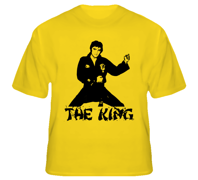 The King Karate rock n roll music MMA t shirt The King Karate rock n roll music MMA t shirt