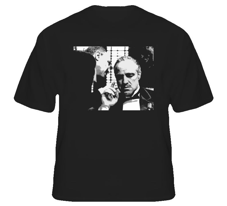 Godfather Brando Vito Corleone classic Coppola movie fan t shirt Godfather Brando Vito Corleone classic Coppola movie fan t shirt