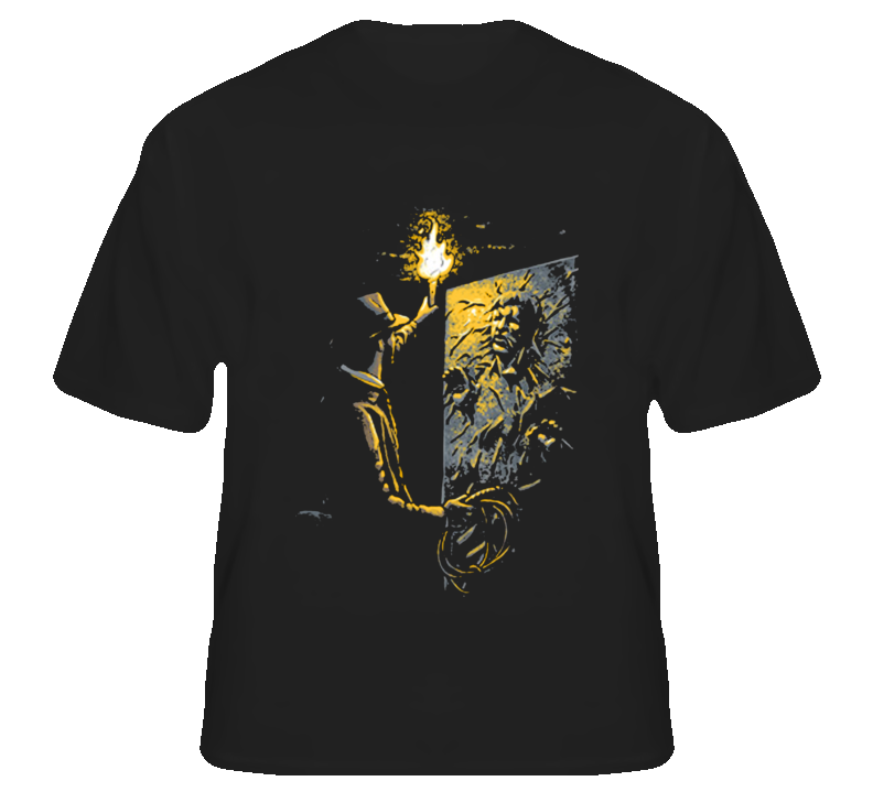 Indy Jones Han Solo mash up funny fantasy fan t shirt