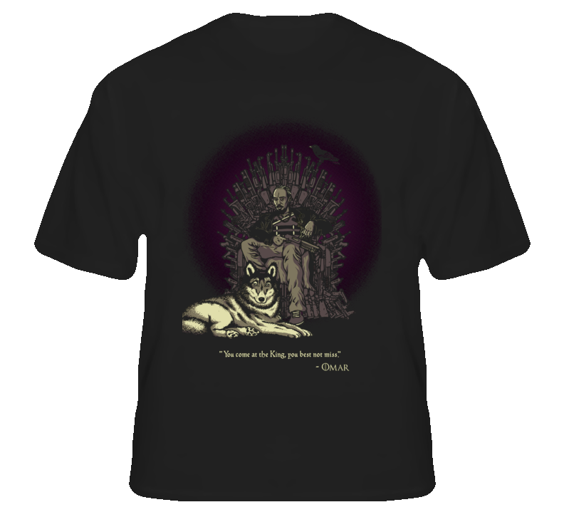 Omar Thrones mash up funny tv Wire fan t shirt Omar Thrones mash up funny tv Wire fan t shirt