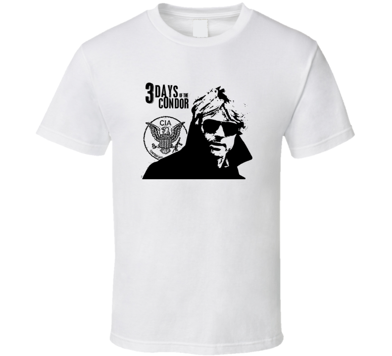 3 Days Of The Condor Robert Redford Movie Fan T Shirt 3 Days Of The Condor Robert Redford Movie Fan T Shirt