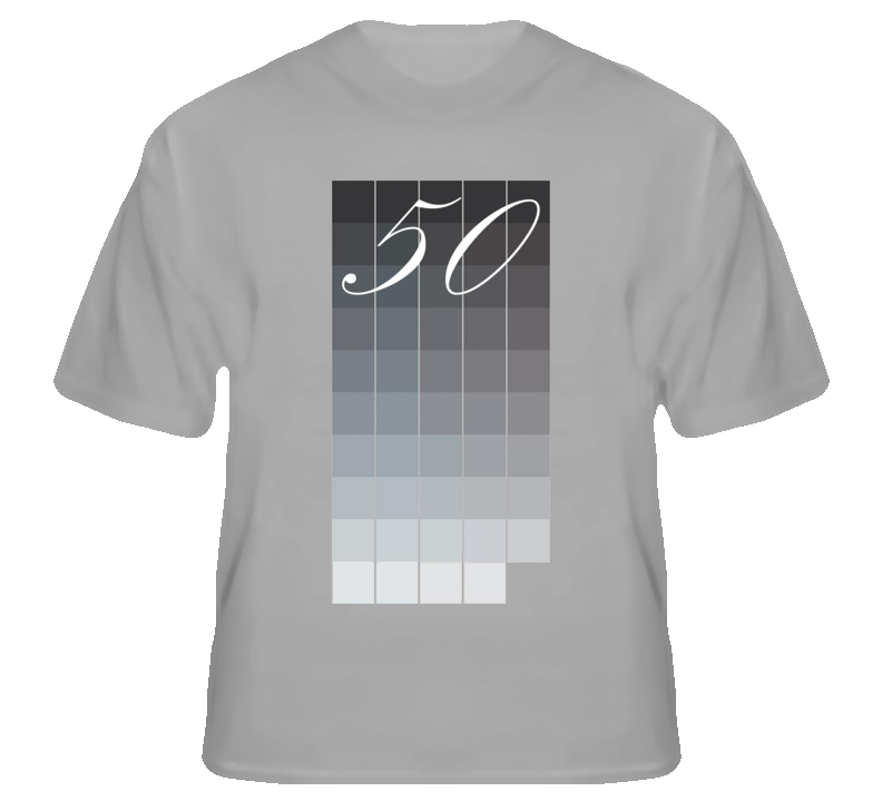 50 Shades of Grey color samples funny sports grey t shirt 50 Shades of Grey color samples funny sports grey t shirt