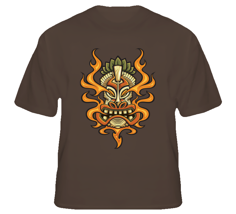 Tiki Head First Man Maori New Zealand native fan t shirt Tiki Head First Man Maori New Zealand native fan t shirt