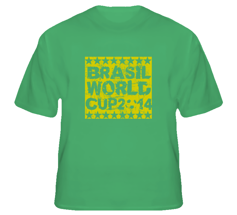 Brasil World Cup 2014 Football Futbol Soccer fan T Shirt Brasil World Cup 2014 Football Futbol Soccer fan T Shirt