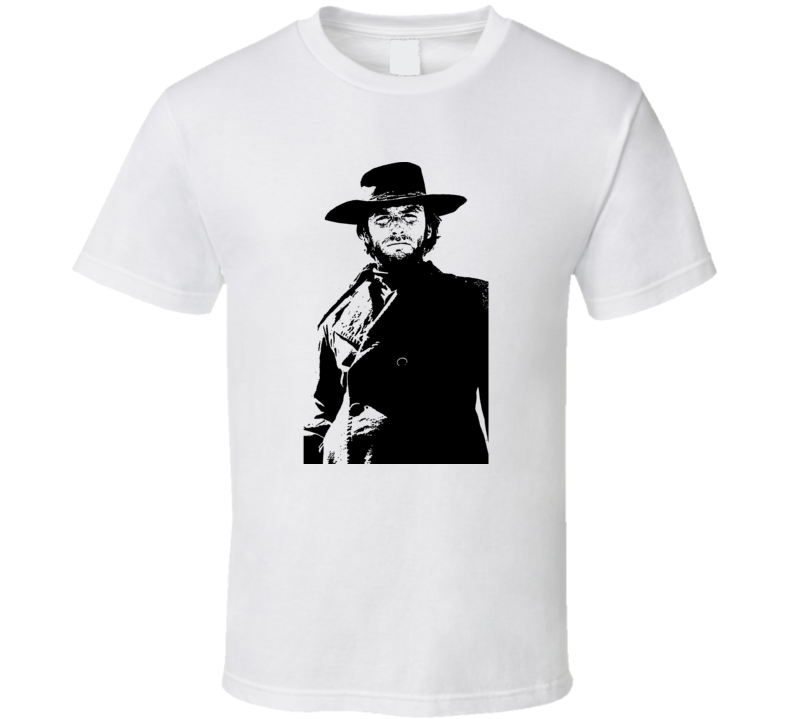 Clint Eastwood Western Classic Man With No Name Fan T Shirt Clint Eastwood Western Classic Man With No Name Fan T Shirt