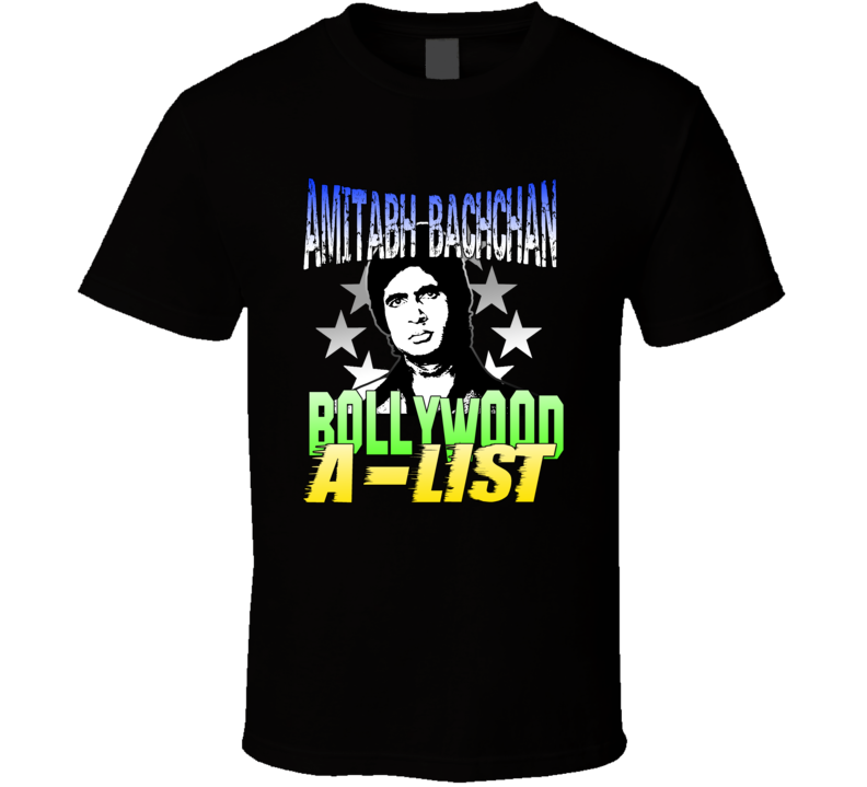 Amitabh Bachchan Bollywood Hindi Actor Legend Fan T Shirt Amitabh Bachchan Bollywood Hindi Actor Legend Fan T Shirt