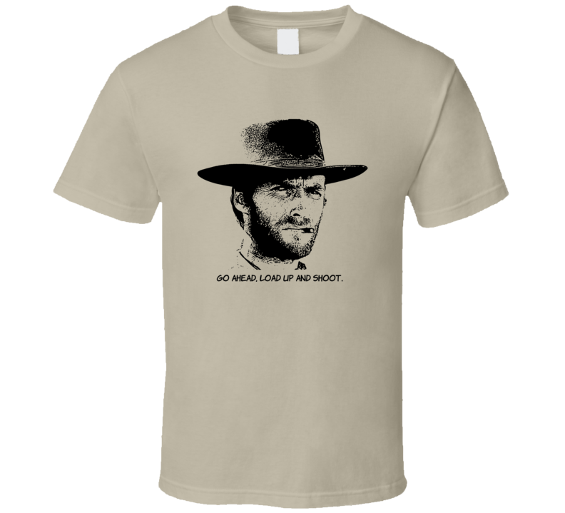 Clint Eastwood Joe Fistful Of Dollars Western Movie Fan T Shirt Clint Eastwood Joe Fistful Of Dollars Western Movie Fan T Shirt