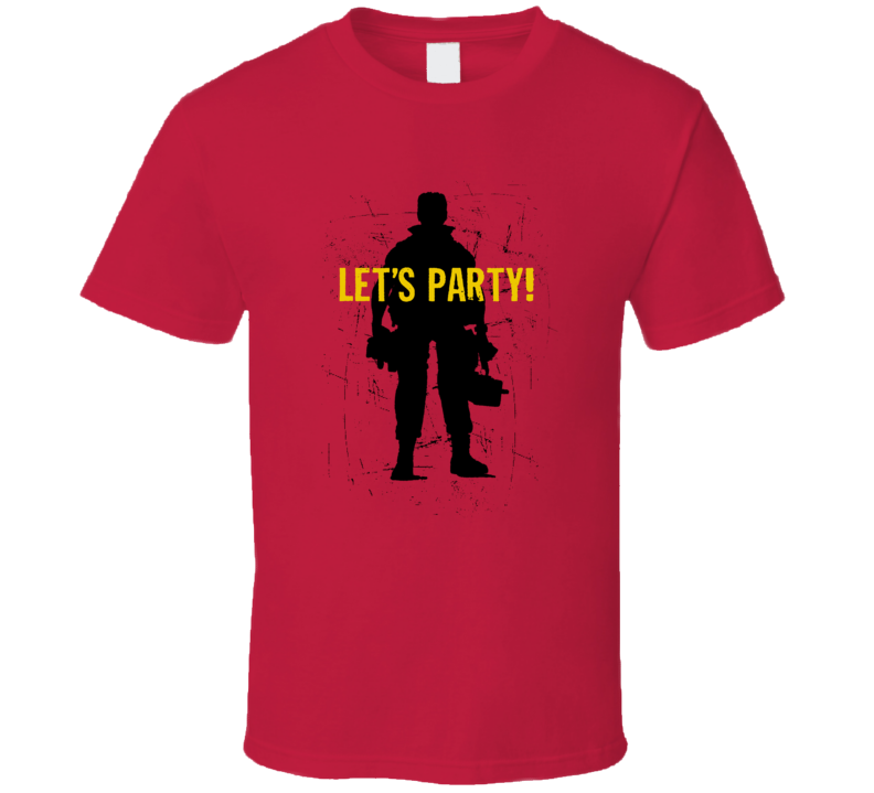 Commando Quote Lets Party Arnold Schwarzenegger Movie Fan T Shirt Commando Quote Lets Party Arnold Schwarzenegger Movie Fan T Shirt