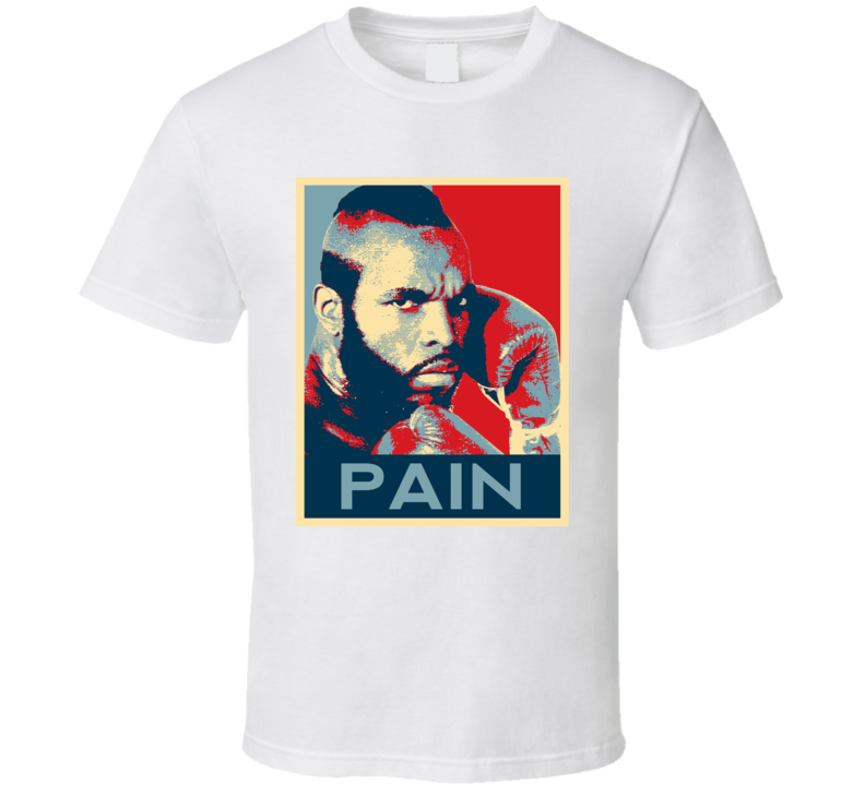 Rocky III Clubber Lang Mr T Pain Hope Movie Fan T Shirt Rocky III Clubber Lang Mr T Pain Hope Movie Fan T Shirt