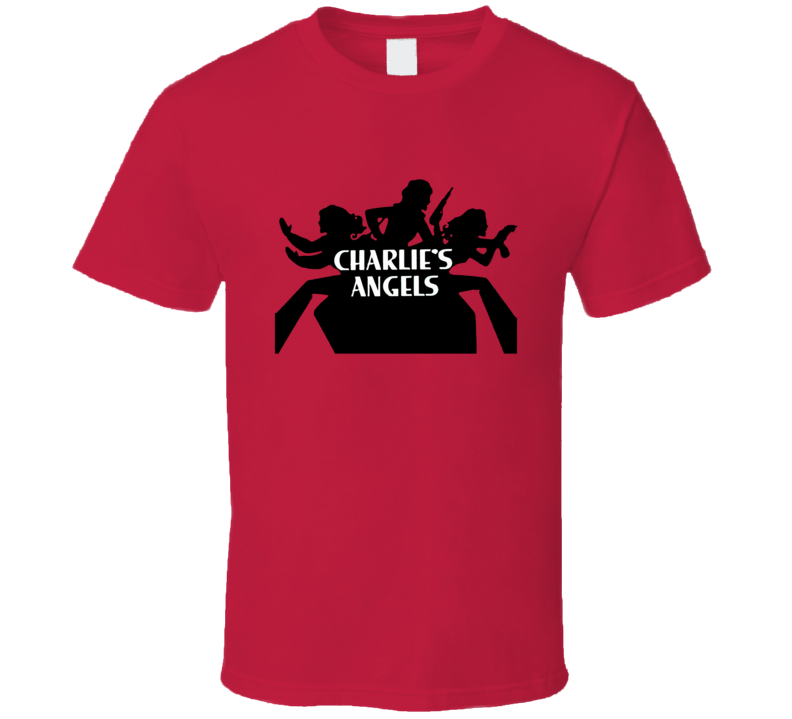 Charlies Angels 70s TV Show Old School Fan T Shirt Charlies Angels 70s TV Show Old School Fan T Shirt