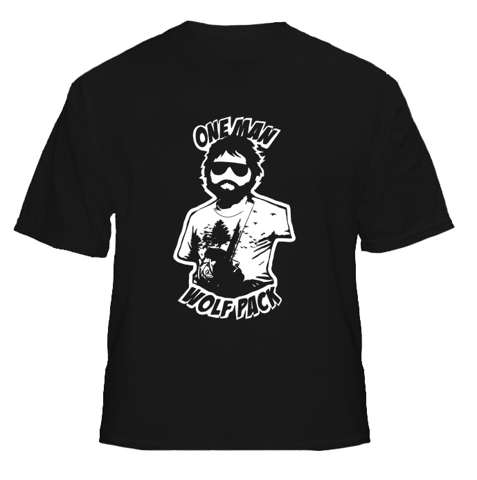 Hangover One Man Wolfpack Funny T Shirt Hangover One Man Wolfpack Funny T Shirt