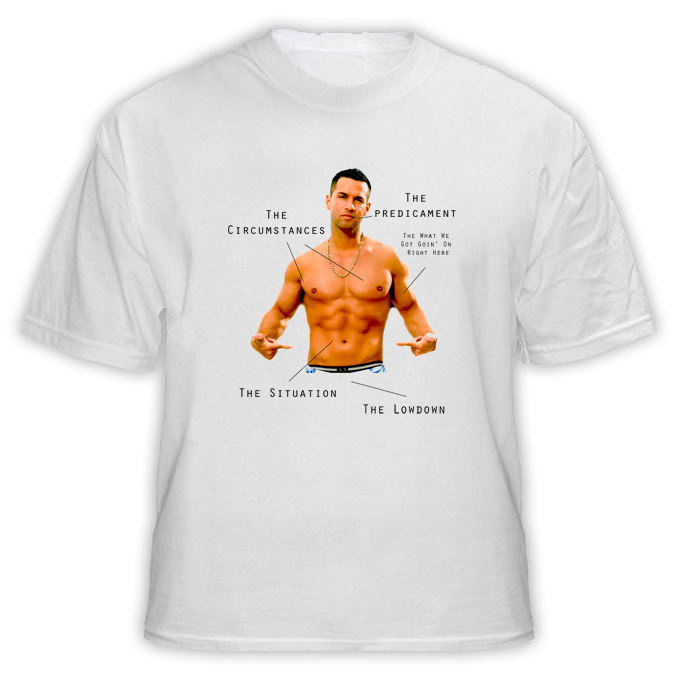 The Situation Mike Jersey Shore Body Parts T Shirt The Situation Mike Jersey Shore Body Parts T Shirt