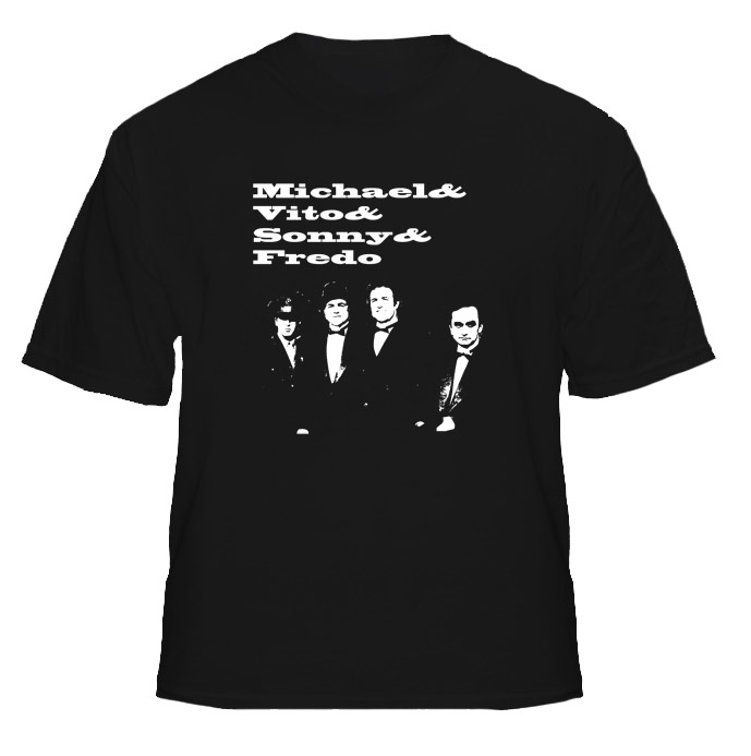 Godfather Michael & Vito & Sonny & Fredo T Shirt Godfather Michael & Vito & Sonny & Fredo T Shirt