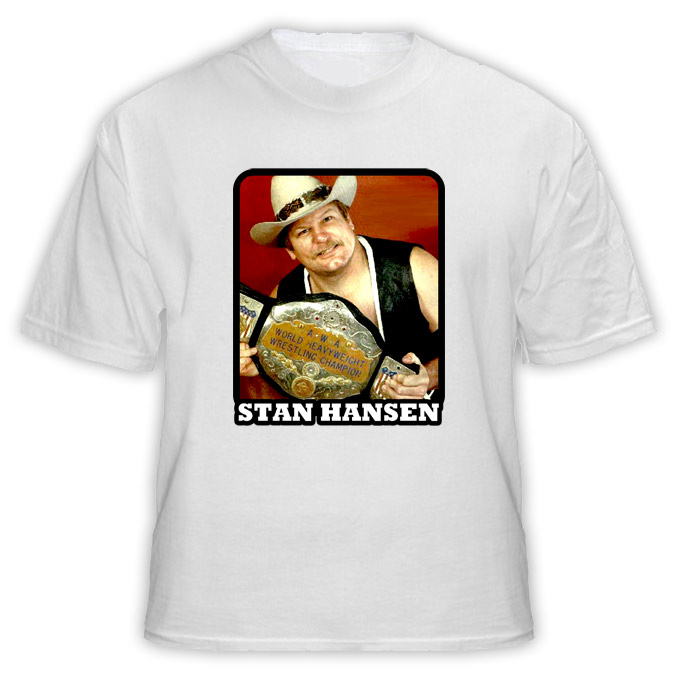 Stan Hansen Wrestling Classic Retro AWA T Shirt Stan Hansen Wrestling Classic Retro AWA T Shirt